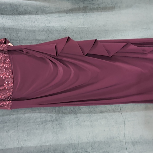 Alex Evenings Deep Purple Sequin Dress - Picture 6 of 8